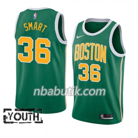 NBA Børn Trøje Boston Celtics Marcus Smart 36 2018-19 Nike Grøn Swingman NBA Børn Trøje Boston Celtics Marcus Smart 36 2018-19 Nike Grøn Swingman